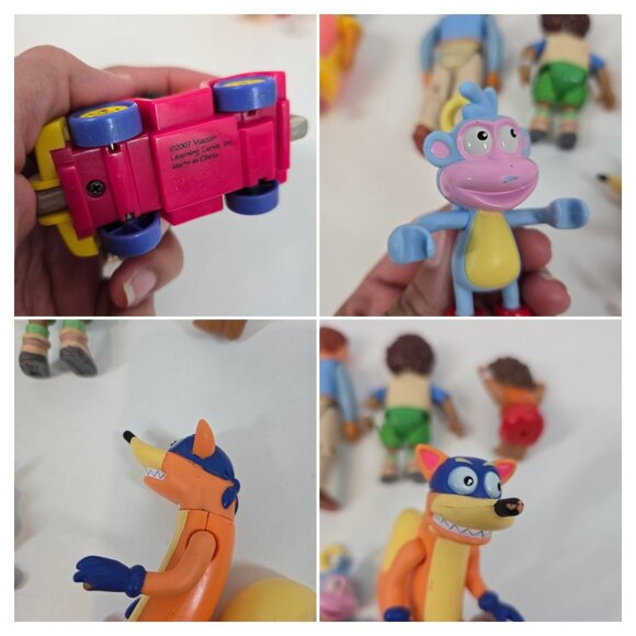 Vintage Dora the Explorer Dollhouse Furniture and People Mixed Lot & Diecast Car - Picture 4 of 12